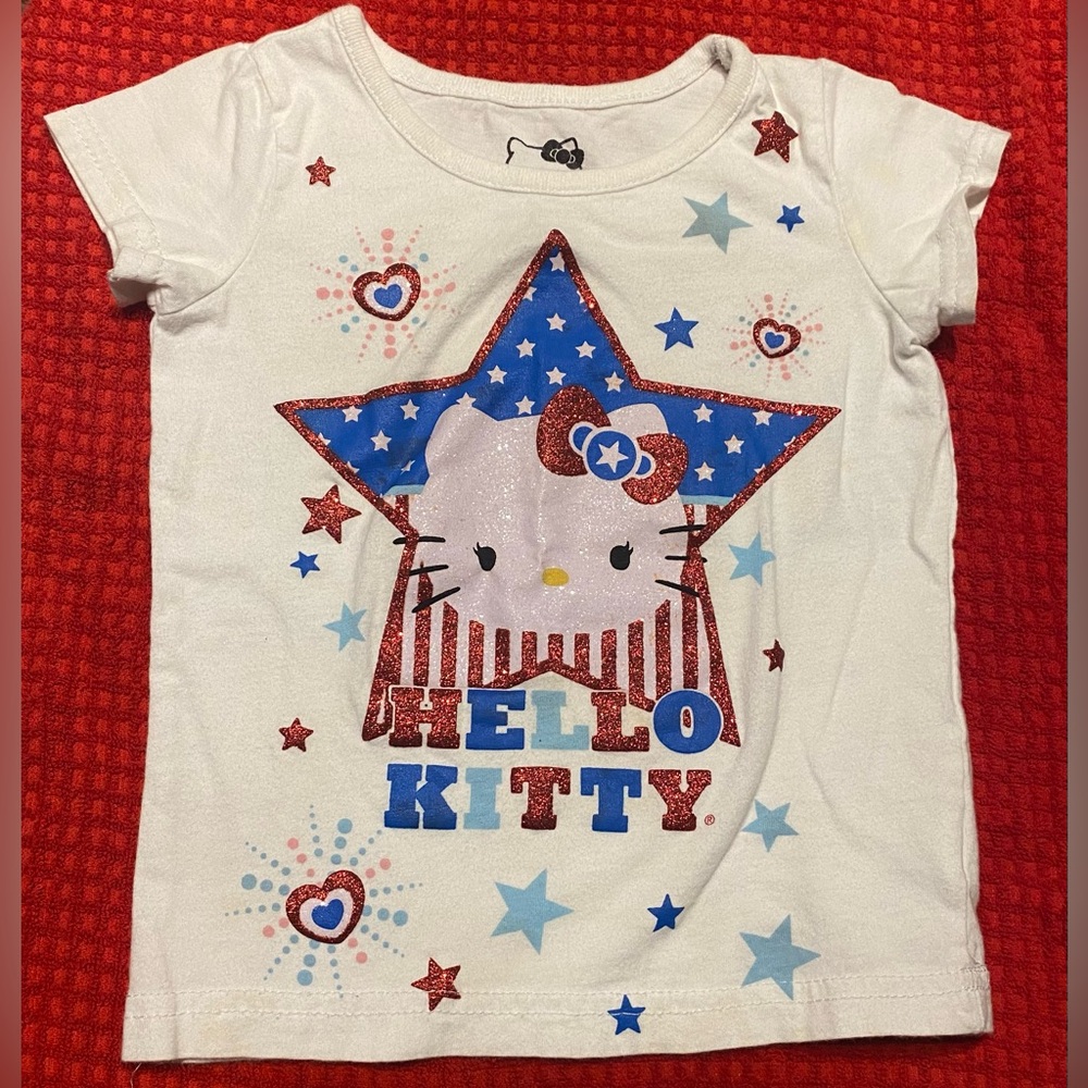 Hello Kitty Patriotic Theme Tshirt